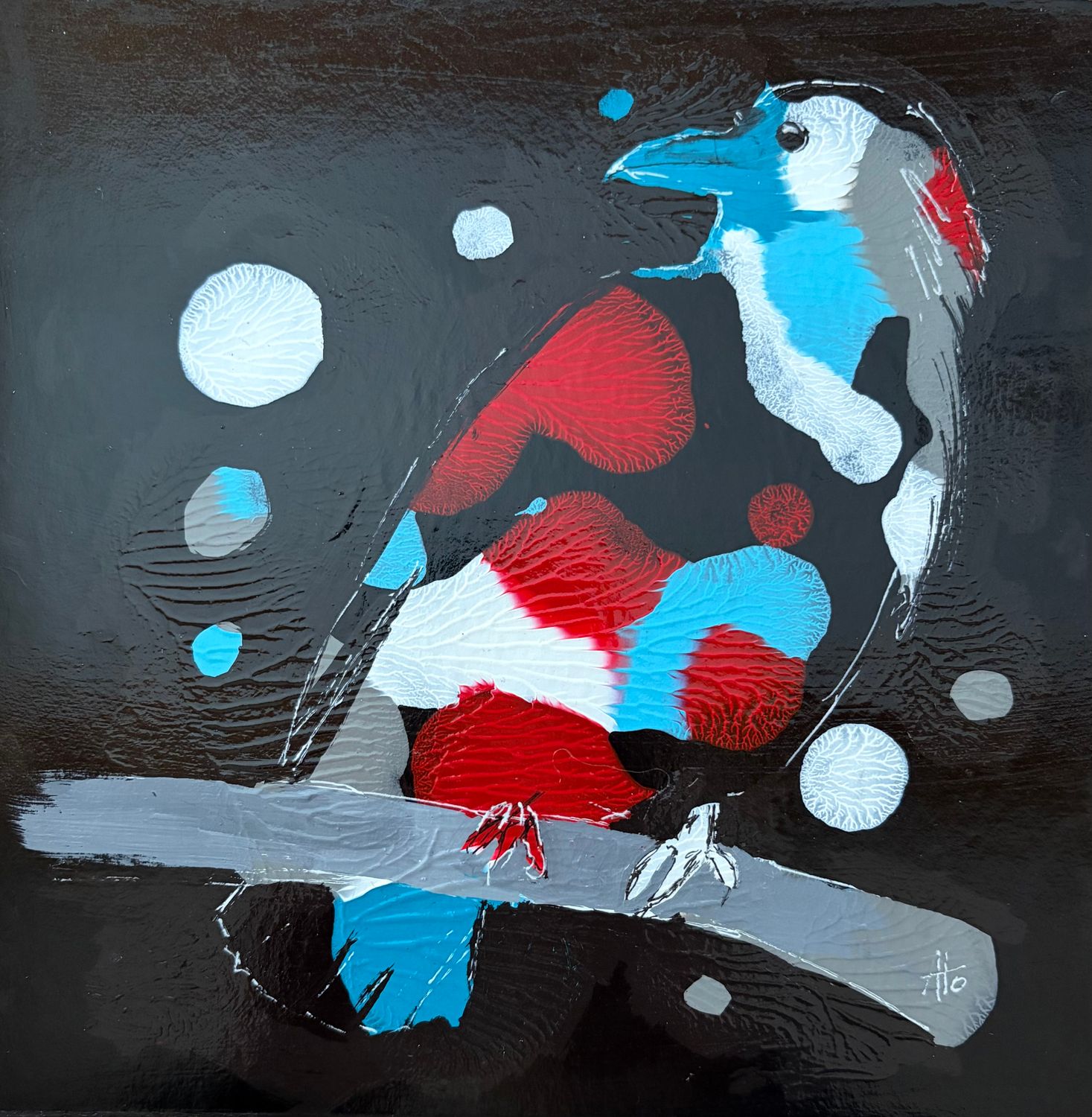 Caw #1 (Art blob series) - Andrea Pottyondy