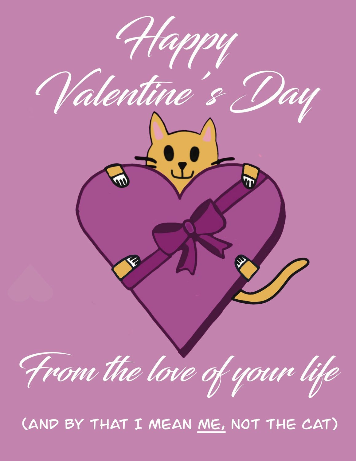 From The Love of Your Life Valentines Card - Halicat
