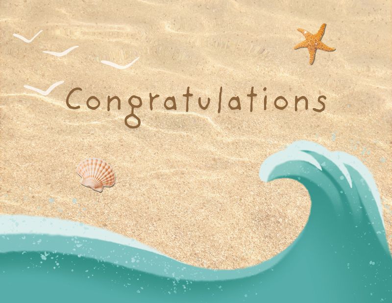 Congratulations Wave Card - MITM