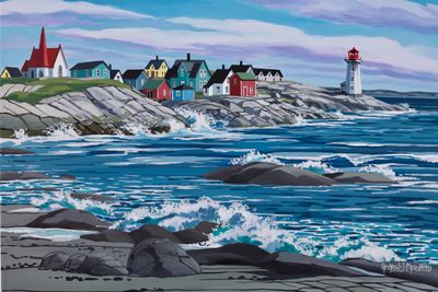 Peggy's Cove Lighthouse 18x24 - Andrew Meredith