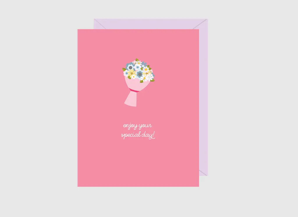 Enjoy Your Special Day Card - Paper Hearts