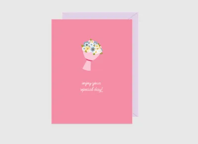 Enjoy Your Special Day Card - Paper Hearts