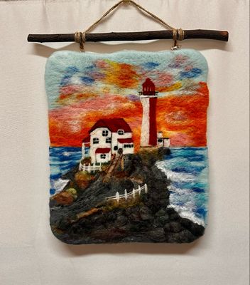 Sunset Lighthouse - Magic of Wool