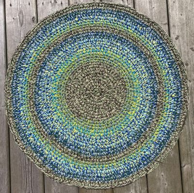 Cotton Rugs - Brn/Grn - Rugz &amp; Basketz