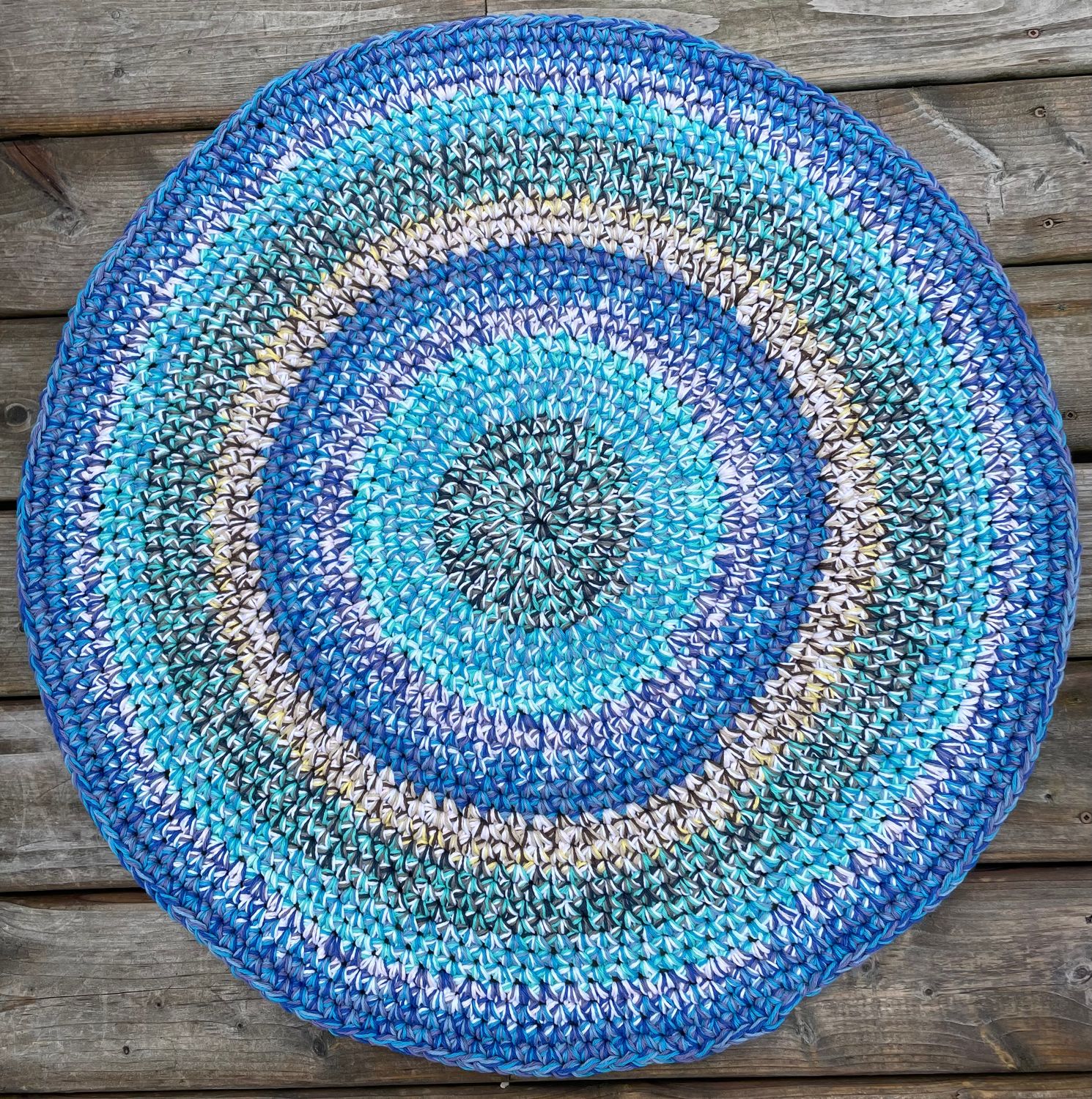 Cotton Rugs - Blue-Grey - Rugz &amp; Basketz