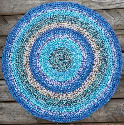 Cotton Rugs - Blue-Grey - Rugz &amp; Basketz