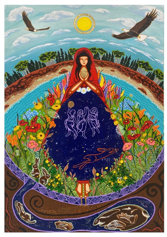 The Keeper of The Golden Seed Medium Print - Renee Laprise The Keeper of The Golden Seed Medium Print - Renee Laprise