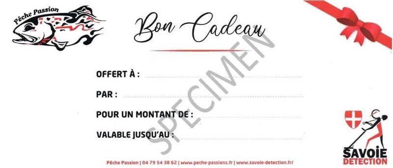 Bon Cadeau personnalisable