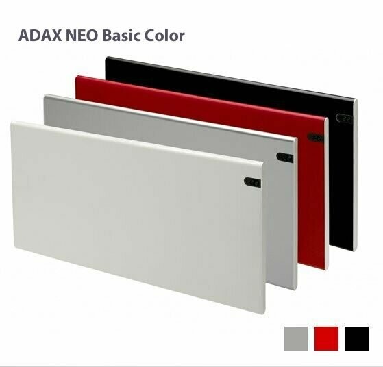 Radiador eléctrico Adax Neo NL Negro 200 mm Altura