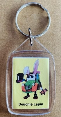 Porte-clés cristal - Deuchie lapin