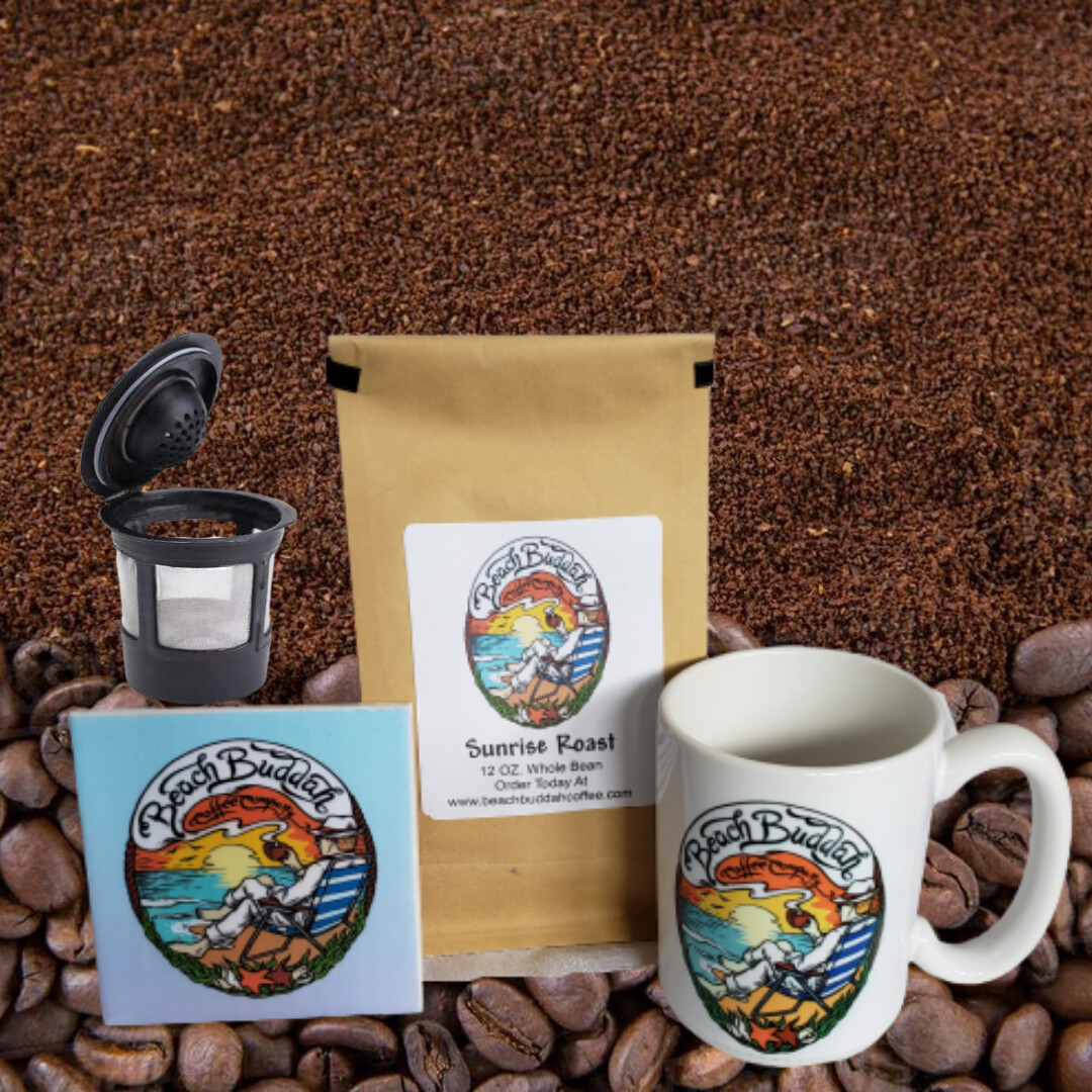 Sunset Bay Whole Bean  Dark Roast  Gift Set
