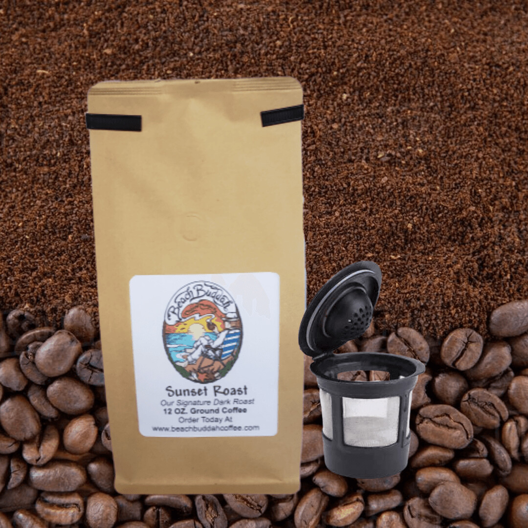 Sunset Roast Ground  Our Dark Roast Blend  (1Bag)