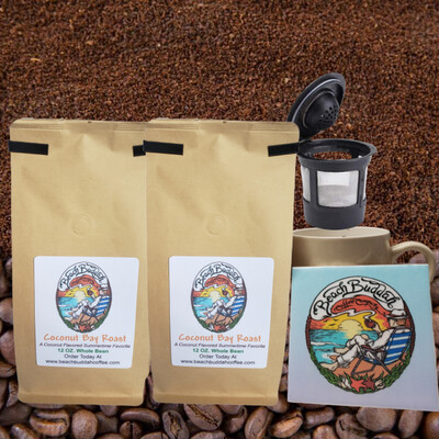 Coconut Bay Roast  Whole Bean  Our Coconut Flavored Roast (2Bags)
