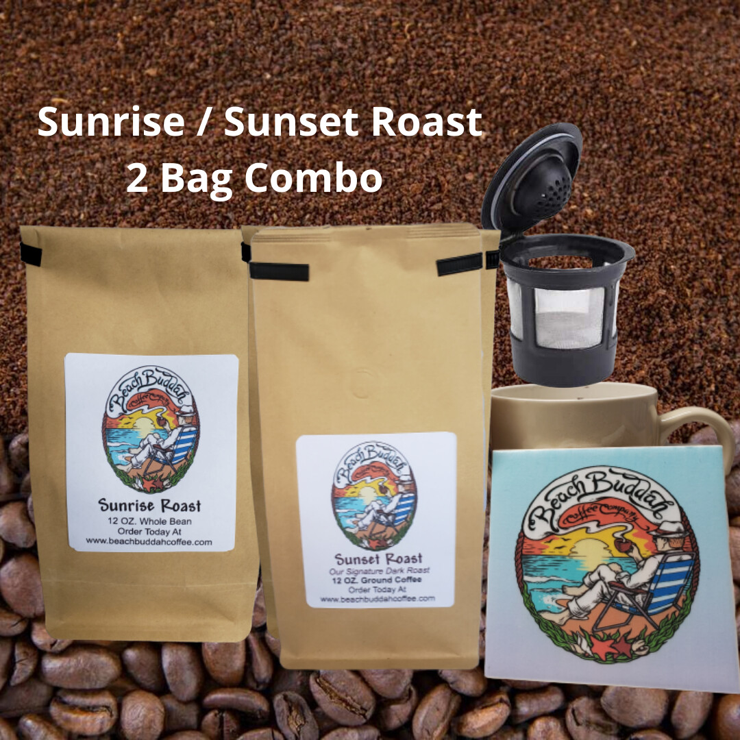 Sunrise / Sunset Regular Ground Coffee  Combo Pack  (2Bags)