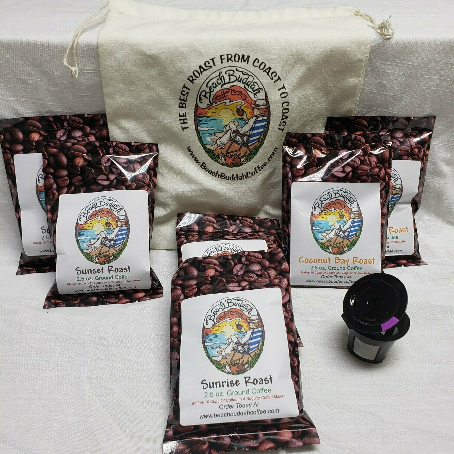 Beach Buddah Sample Pack #2  The Easy Way To Try All Of Our Roasts