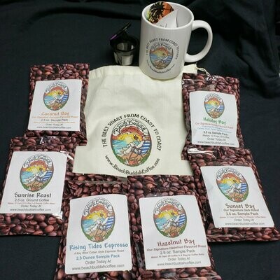Beach Buddah Variety Sample Pack Of Our 8 Roasts