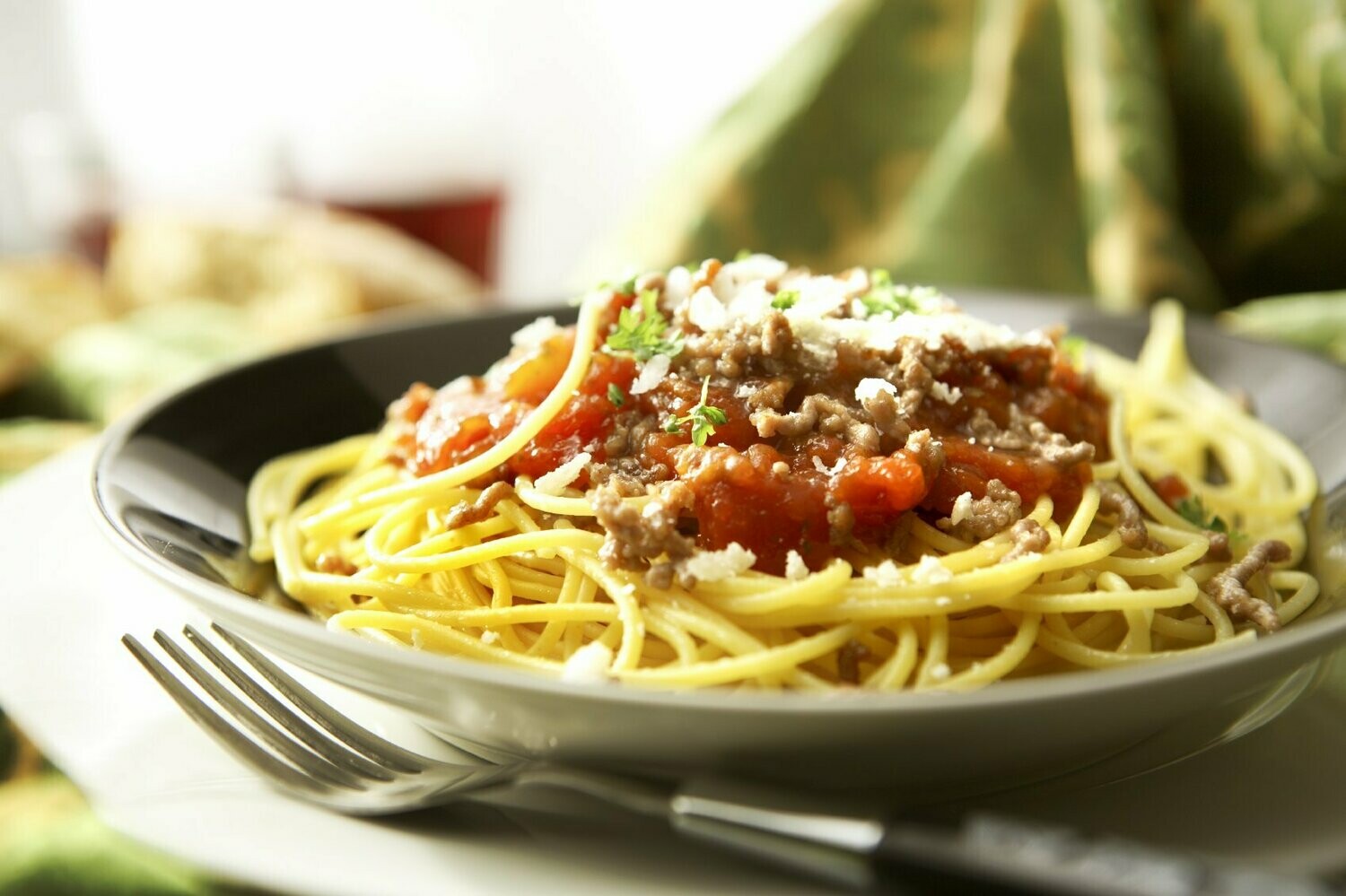 Pasta,mit Sahnesoße