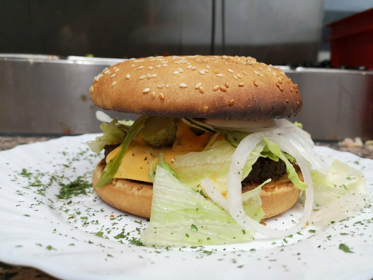 Crispy-Chicken Burger