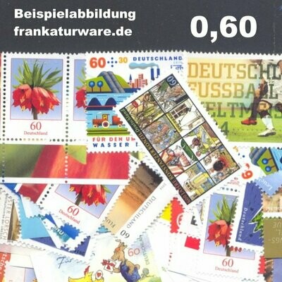 0,60 Briefmarken - A) 100 Stück