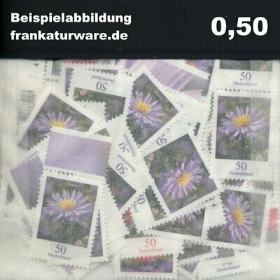 0,50 Briefmarken - 100 Stück