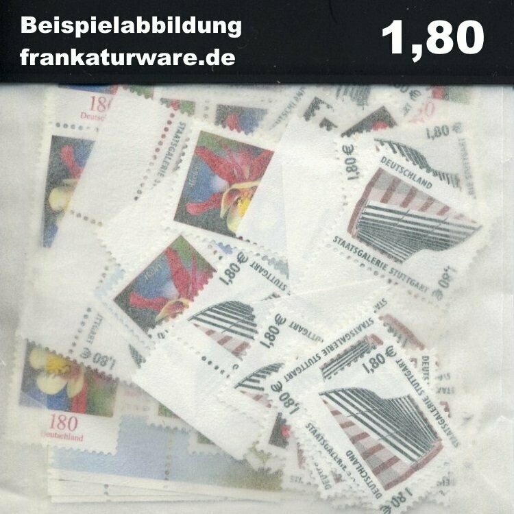 1,80 Briefmarken - A) 100 Stück