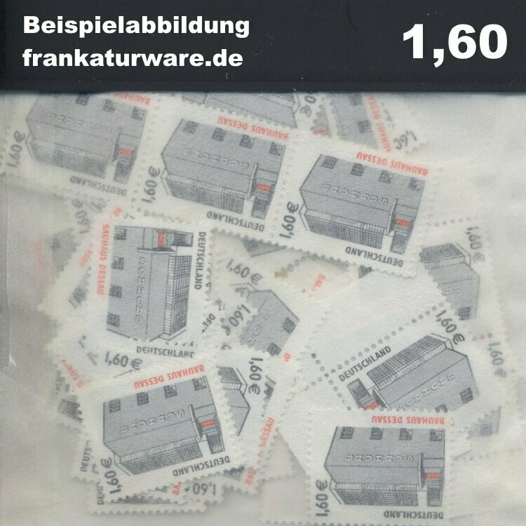 1,60 Briefmarken - Aa) 100 Stück - BITTE LESEN !