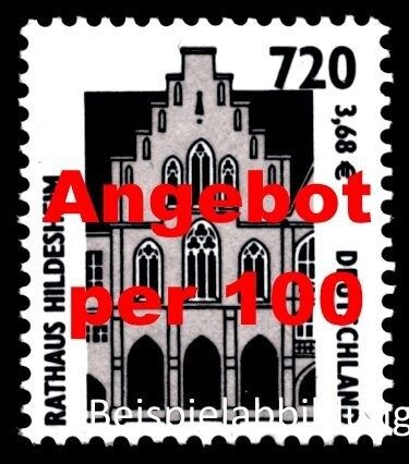 3,68 Briefmarken - 100 Stück ANGEBOT