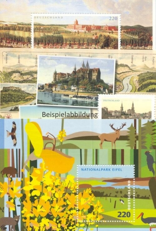 2,20 Briefmarken - C) 100 Stück als Blocks