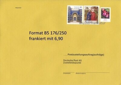 PZU 06 - Postzustell-Aufträge 6,90 - 10 Stück Format B5