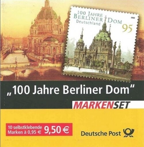 0,95 Briefmarken - J) Selbstklebend 10 Stück im Markenset Dom