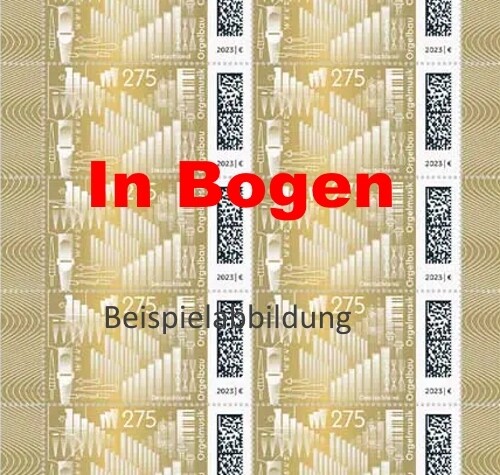 2,75 Briefmarken - 100 Stück in Bogen
