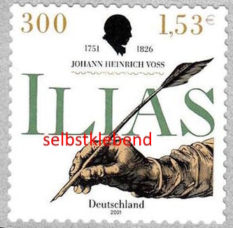 1,53 Briefmarken - H) Selbstklebend 100 Stück Ilias