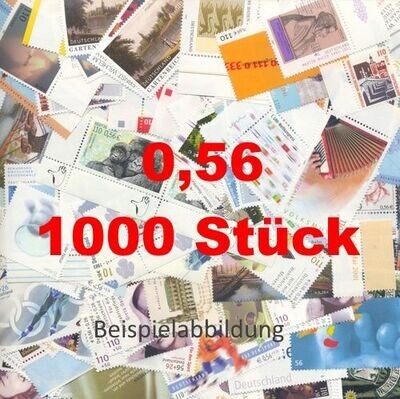 0,56 Briefmarken - D) 1.000 Stück ANGEBOT