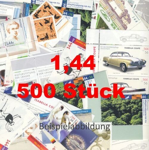 1,44 Briefmarken - B) 500 Stück ANGEBOT