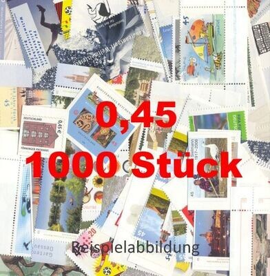 0,45 Briefmarken - D) 1.000 Stück ANGEBOT