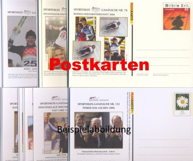 0,45 Postkarten mit Motiv Sporthilfe - 100 Stück 0,45 Postkarten mit Motiv Sporthilfe - 100 Stück