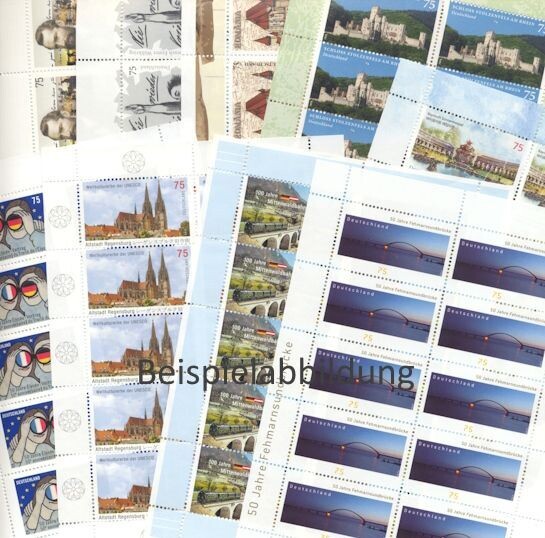 0,75 Briefmarken - C) 100 Stück in Bogen