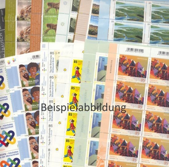 0,85 Briefmarken - B) 100 Stück in Bogen