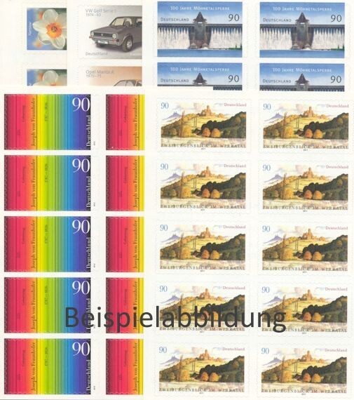 0,90 Briefmarken - H) Selbstklebend 10 Stück im Markenset