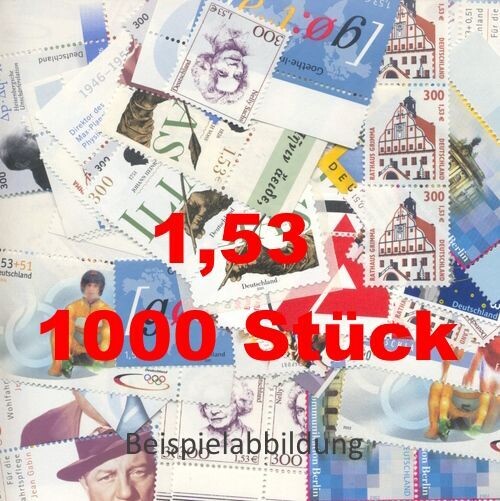 1,53 Briefmarken - E) 1.000 Stück ANGEBOT 1,53 Briefmarken - E) 1.000 Stück ANGEBOT