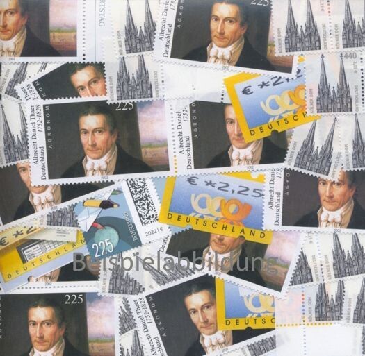 2,25 Briefmarken - 100 Stück
