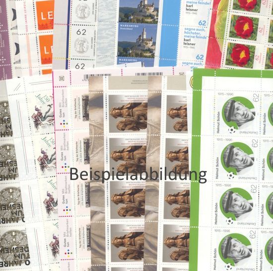 0,62 Briefmarken - A) 100 Stück in Bogen