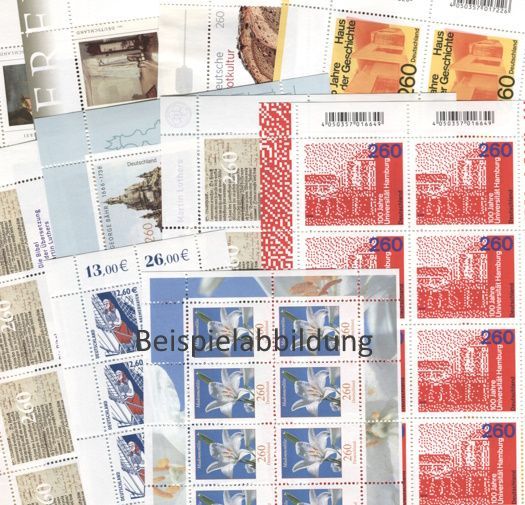 2,60 Briefmarken - 100 Stück in Bogen