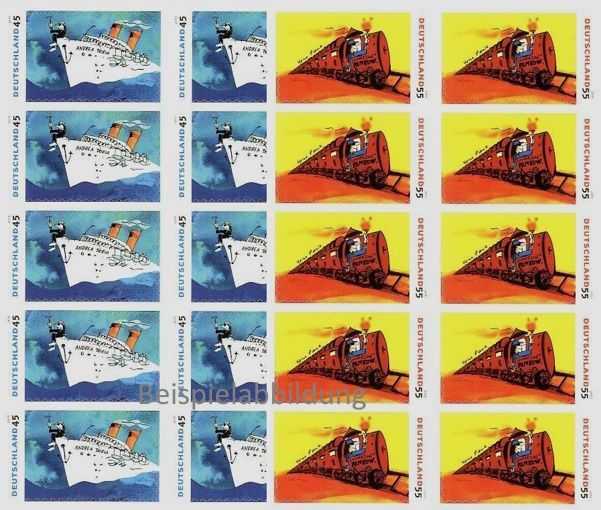 0,45+0,55 Briefmarken - Selbstklebend Markensets Udo Lindenberg