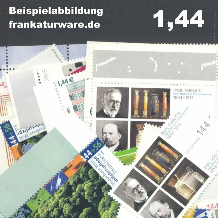 1,44 Briefmarken - A) 100 Stück