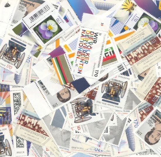 1,70 Briefmarken - 100 Stück