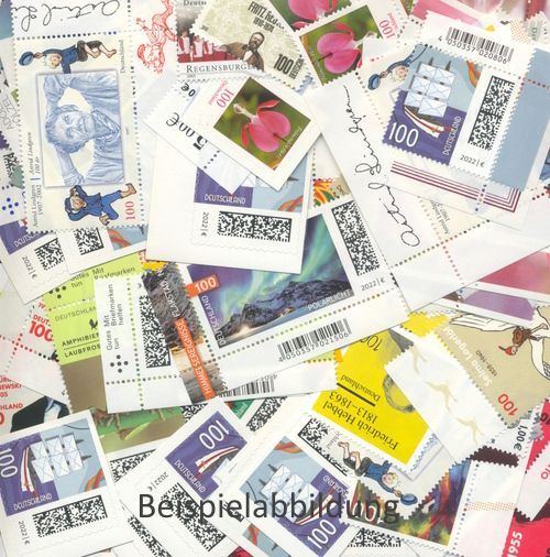 1,00 Briefmarken - A) 100 Stück