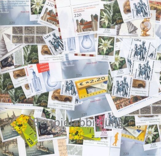 2,20 Briefmarken - A) 100 Stück