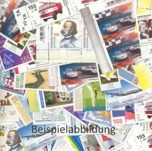 1,55 Briefmarken - A) 100 Stück 1,55 Briefmarken - A) 100 Stück