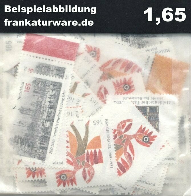 1,65 Briefmarken - 100 Stück
